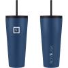 imageIRON FLASK Classic Tumbler 202 Lids Straw Flip Vacuum Insulated Stainless Steel Water Bottle Double Walled Drinking cup Thermos Travel Mug  Aura 32 OzTwilight Blue