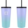 imageIRON FLASK Classic Tumbler 202 Lids Straw Flip Vacuum Insulated Stainless Steel Water Bottle Double Walled Drinking cup Thermos Travel Mug  Aura 32 OzCotton Candy