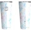 imageIRON FLASK Classic Tumbler 202 Lids Straw Flip Vacuum Insulated Stainless Steel Water Bottle Double Walled Drinking cup Thermos Travel Mug  Aura 32 OzPearl