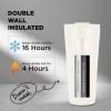 imageIRON FLASK Classic Tumbler 202 Lids Straw Flip Vacuum Insulated Stainless Steel Water Bottle Double Walled Drinking cup Thermos Travel Mug  Aura 32 OzCashmere Cream
