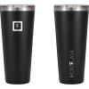 imageIRON FLASK Classic Tumbler 202 Lids Straw Flip Vacuum Insulated Stainless Steel Water Bottle Double Walled Drinking cup Thermos Travel Mug  Aura 32 OzMidnight Black