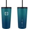imageIRON FLASK Classic Tumbler 202 Lids Straw Flip Vacuum Insulated Stainless Steel Water Bottle Double Walled Drinking cup Thermos Travel Mug  Aura 32 OzDark Night