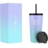 imageIRON FLASK Classic Tumbler 202 Lids Straw Flip Vacuum Insulated Stainless Steel Water Bottle Double Walled Drinking cup Thermos Travel Mug  Aura 32 OzCotton Candy