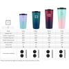 imageIRON FLASK Classic Tumbler 202 Lids Straw Flip Vacuum Insulated Stainless Steel Water Bottle Double Walled Drinking cup Thermos Travel Mug  Aura 32 OzCotton Candy