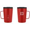 imageIRON FLASK Grip Coffee Mug 2012 Oz Leak Proof Vacuum Insulated Stainless Steel Bottle Double Walled Thermo Travel Hot Cold Water Metal Canteen  Fire Red
