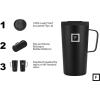 imageIRON FLASK Grip Coffee Mug 2012 Oz Premium Stainless Steel BPAFree DoubleWalled Vacuum Insulated LeakProof Flip Lid Perfect for Hot ampamp Cold Beverages