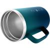 imageIRON FLASK Grip Novelty Coffee Mug  Leak Proof Vacuum Insulated Stainless Steel Bottle Double Walled Thermo Travel Hot Cold Water Metal Canteen  Rose Gold 12 Oz  Classic BottomDark Night