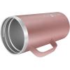 imageIRON FLASK Grip Novelty Coffee Mug  Leak Proof Vacuum Insulated Stainless Steel Bottle Double Walled Thermo Travel Hot Cold Water Metal Canteen  Rose Gold 12 Oz  Classic BottomRose Gold