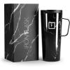 imageIRON FLASK Grip Novelty Coffee Mug  Leak Proof Vacuum Insulated Stainless Steel Bottle Double Walled Thermo Travel Hot Cold Water Metal Canteen  Rose Gold 12 Oz  Classic BottomBlack Marquina