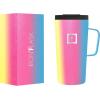 imageIRON FLASK Grip Novelty Coffee Mug  Leak Proof Vacuum Insulated Stainless Steel Bottle Double Walled Thermo Travel Hot Cold Water Metal Canteen  Rose Gold 12 Oz  Classic BottomRainbow