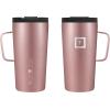 imageIRON FLASK Grip Novelty Coffee Mug  Leak Proof Vacuum Insulated Stainless Steel Bottle Double Walled Thermo Travel Hot Cold Water Metal Canteen  Rose Gold 12 Oz  Classic BottomRose Gold