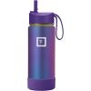 imageIRON FLASK Kids Water Bottle  Straw Lid 20 Name Stickers Vacuum Insulated Stainless Steel Double Walled Tumbler Travel Cup Thermos Mug  Rainbow Hearts 10 OzAurora