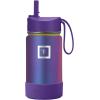 imageIRON FLASK Kids Water Bottle  Straw Lid 20 Name Stickers Vacuum Insulated Stainless Steel Double Walled Tumbler Travel Cup Thermos Mug  Rainbow Hearts 10 OzAurora