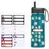 imageIRON FLASK Kids Water Bottle  Straw Lid 20 Name Stickers Vacuum Insulated Stainless Steel Double Walled Tumbler Travel Cup Thermos Mug  Rainbow Hearts 10 OzMonsters Crew