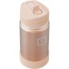 imageIRON FLASK Kids Water Bottle  Straw Lid 20 Name Stickers Vacuum Insulated Stainless Steel Double Walled Tumbler Travel Cup Thermos Mug  Rainbow Hearts 10 OzRose Gold