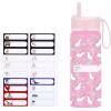 imageIRON FLASK Kids Water Bottle  Straw Lid 20 Name Stickers Vacuum Insulated Stainless Steel Double Walled Tumbler Travel Cup Thermos Mug  Rainbow Hearts 10 OzStardust Unicorns