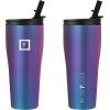 imageIRON FLASK Rover Tumbler 202 Lids Vacuum Insulated Stainless Steel Bottle Double Walled Drinking Cup  Thermos Travel Mug  Midnight Black 20 OzAurora