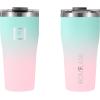 imageIRON FLASK Rover Tumbler 202 Lids Vacuum Insulated Stainless Steel Bottle Double Walled Drinking Cup  Thermos Travel Mug  Midnight Black 20 OzBubble Gum
