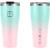 imageIRON FLASK Rover Tumbler 202 Lids Vacuum Insulated Stainless Steel Bottle Double Walled Drinking Cup  Thermos Travel Mug  Midnight Black 20 OzBubble Gum