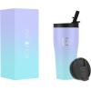 imageIRON FLASK Rover Tumbler 202 Lids Vacuum Insulated Stainless Steel Bottle Double Walled Drinking Cup  Thermos Travel Mug  Midnight Black 20 OzCotton Candy