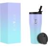 imageIRON FLASK Rover Tumbler 202 Lids Vacuum Insulated Stainless Steel Bottle Double Walled Drinking Cup  Thermos Travel Mug  Midnight Black 20 OzCotton Candy
