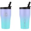 imageIRON FLASK Rover Tumbler 202 Lids Vacuum Insulated Stainless Steel Bottle Double Walled Drinking Cup  Thermos Travel Mug  Midnight Black 20 OzCotton Candy