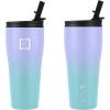 imageIRON FLASK Rover Tumbler 202 Lids Vacuum Insulated Stainless Steel Bottle Double Walled Drinking Cup  Thermos Travel Mug  Midnight Black 20 OzCotton Candy