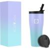 imageIRON FLASK Rover Tumbler 202 Lids Vacuum Insulated Stainless Steel Bottle Double Walled Drinking Cup  Thermos Travel Mug  Midnight Black 20 OzCotton Candy