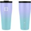 imageIRON FLASK Rover Tumbler 202 Lids Vacuum Insulated Stainless Steel Bottle Double Walled Drinking Cup  Thermos Travel Mug  Midnight Black 20 OzCotton Candy
