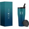 imageIRON FLASK Rover Tumbler 202 Lids Vacuum Insulated Stainless Steel Bottle Double Walled Drinking Cup  Thermos Travel Mug  Midnight Black 20 OzDark Night