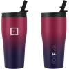 imageIRON FLASK Rover Tumbler 202 Lids Vacuum Insulated Stainless Steel Bottle Double Walled Drinking Cup  Thermos Travel Mug  Midnight Black 20 OzDark Rainbow