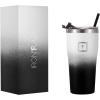 imageIRON FLASK Rover Tumbler 202 Lids Vacuum Insulated Stainless Steel Bottle Double Walled Drinking Cup  Thermos Travel Mug  Midnight Black 20 OzDay  Night
