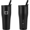 imageIRON FLASK Rover Tumbler 202 Lids Vacuum Insulated Stainless Steel Bottle Double Walled Drinking Cup  Thermos Travel Mug  Midnight Black 20 OzMidnight Black