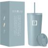 imageIRON FLASK Classic Tumbler 202 Lids Straw Flip Vacuum Insulated Stainless Steel Water Bottle Double Walled Drinking cup Thermos Travel Mug  Aura 32 OzElemental Gray