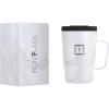 imageIRON FLASK Grip Coffee Mug 2012 Oz Leak Proof Vacuum Insulated Stainless Steel Bottle Double Walled Thermo Travel Hot Cold Water Metal Canteen  Carrara Marble
