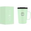 imageIRON FLASK Grip Coffee Mug 2012 Oz Leak Proof Vacuum Insulated Stainless Steel Bottle Double Walled Thermo Travel Hot Cold Water Metal Canteen  Mint