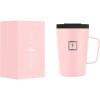 imageIRON FLASK Grip Coffee Mug 2012 Oz Leak Proof Vacuum Insulated Stainless Steel Bottle Double Walled Thermo Travel Hot Cold Water Metal Canteen  Rose