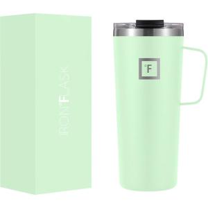 imageIRON FLASK Grip Novelty Coffee Mug  Leak Proof Vacuum Insulated Stainless Steel Bottle Double Walled Thermo Travel Hot Cold Water Metal Canteen  Rose Gold 12 Oz  Classic BottomMint