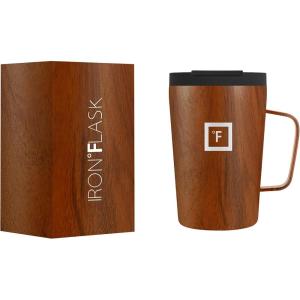 imageIRON FLASK Grip Novelty Coffee Mug  Leak Proof Vacuum Insulated Stainless Steel Bottle Double Walled Thermo Travel Hot Cold Water Metal Canteen  Rose Gold 12 Oz  Classic BottomTimber