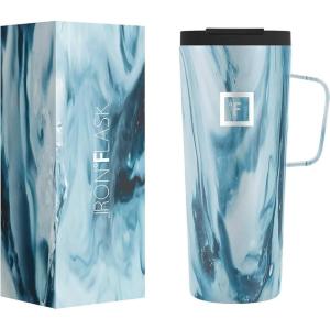 imageIRON FLASK Grip Novelty Coffee Mug  Leak Proof Vacuum Insulated Stainless Steel Bottle Double Walled Thermo Travel Hot Cold Water Metal Canteen  Rose Gold 12 Oz  Classic BottomOcean