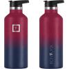 imageIRON FLASK Camping ampamp Hiking Hydration Canteens  3 Lids Narrow Spout Lid Leak Proof Vacuum Insulated Stainless Steel  Hot ampamp Cold Double Walled Sports Water Bottle  Day ampamp Night 64 OzDark Rainbow