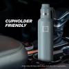 imageIRON FLASK Camping ampamp Hiking Hydration Canteens  3 Lids Narrow Spout Lid Leak Proof Vacuum Insulated Stainless Steel  Hot ampamp Cold Double Walled Sports Water Bottle  Day ampamp Night 64 OzElemental Gray