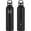 imageIRON FLASK Camping ampamp Hiking Hydration Canteens  3 Lids Narrow Spout Lid Leak Proof Vacuum Insulated Stainless Steel  Hot ampamp Cold Double Walled Sports Water Bottle  Day ampamp Night 64 OzMidnight Black
