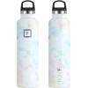 imageIRON FLASK Camping ampamp Hiking Hydration Canteens  3 Lids Narrow Spout Lid Leak Proof Vacuum Insulated Stainless Steel  Hot ampamp Cold Double Walled Sports Water Bottle  Day ampamp Night 64 OzPearl