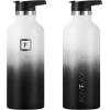 imageIRON FLASK Camping ampamp Hiking Hydration Canteens  3 Lids Narrow Spout Lid Leak Proof Vacuum Insulated Stainless Steel  Hot ampamp Cold Double Walled Sports Water Bottle  Day ampamp Night 64 OzDay  Night
