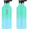 imageIRON FLASK Camping ampamp Hiking Hydration Canteens  3 Lids Narrow Spout Lid Leak Proof Vacuum Insulated Stainless Steel  Hot ampamp Cold Double Walled Sports Water Bottle  Day ampamp Night 64 OzSky