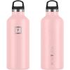 imageIRON FLASK Camping ampamp Hiking Hydration Canteens  3 Lids Narrow Spout Lid Leak Proof Vacuum Insulated Stainless Steel  Hot ampamp Cold Double Walled Sports Water Bottle  Day ampamp Night 64 OzRose