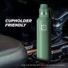 imageIRON FLASK Camping ampamp Hiking Hydration Canteens  3 Lids Narrow Spout Lid Leak Proof Vacuum Insulated Stainless Steel  Hot ampamp Cold Double Walled Sports Water Bottle  Day ampamp Night 64 OzSage