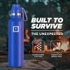 imageIRON FLASK Camping ampamp Hiking Hydration Canteens  3 Lids Narrow Spout Lid Leak Proof Vacuum Insulated Stainless Steel  Hot ampamp Cold Double Walled Sports Water Bottle  Day ampamp Night 64 OzCobalt