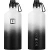 imageIRON FLASK Camping ampamp Hiking Hydration Canteens  3 Lids Narrow Spout Lid Leak Proof Vacuum Insulated Stainless Steel  Hot ampamp Cold Double Walled Sports Water Bottle  Day ampamp Night 64 OzDay  Night